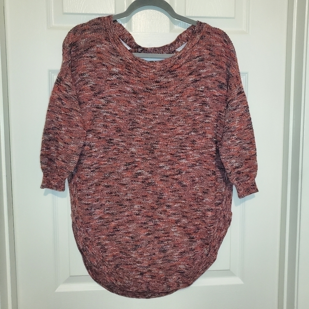 Express 3/4 Sleeve Sweater Small Women's Knitted 100% Cotton XS NWT